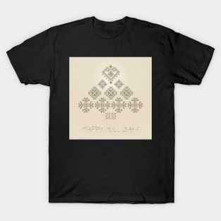Traditional Motif design - Christmas tree T-Shirt